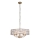 Endon 106244 - Luster na lancu CLIFTON 5xE14/6W/230V mesing/prozirno