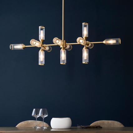 Endon 106259 - Viseći luster TOUR 13xG9/3W/230V mesing