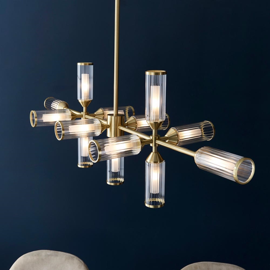 Endon 106259 - Viseći luster TOUR 13xG9/3W/230V mesing
