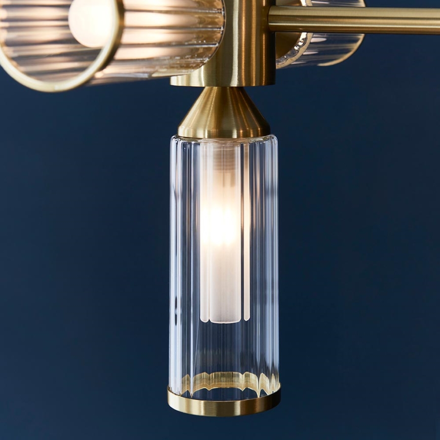 Endon 106259 - Viseći luster TOUR 13xG9/3W/230V mesing