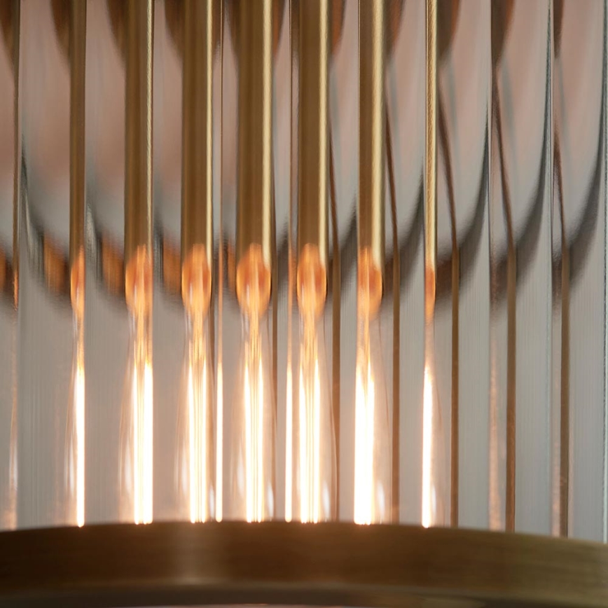 Endon 106265 - Stropna svjetiljka RIDGETON 1xE27/10W/230V mesing