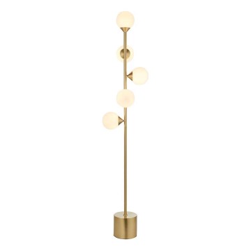 Endon 106756 - Podna lampa OTIS 5xG9/3W/230V zlatna