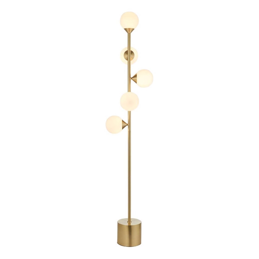 Endon 106756 - Podna lampa OTIS 5xG9/3W/230V zlatna