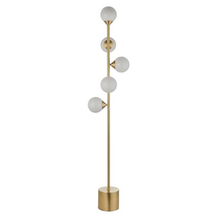 Endon 106756 - Podna lampa OTIS 5xG9/3W/230V zlatna