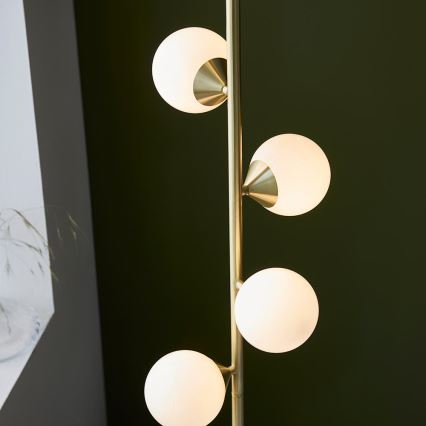 Endon 106756 - Podna lampa OTIS 5xG9/3W/230V zlatna
