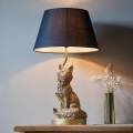 Endon 106796 - Stolna lampa FOX 1xE14/6W/230V crna/mesing