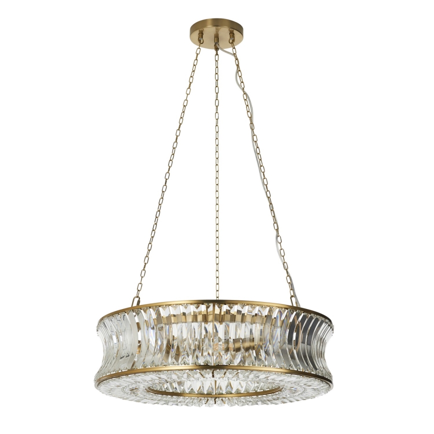 Endon 106811 - Luster na lancu 6xE14/6W/230V zlatni