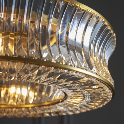Endon 106811 - Luster na lancu 6xE14/6W/230V zlatni