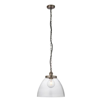 Endon 106896 - Luster na lancu HANSEN 1xE27/10W/230V matni krom