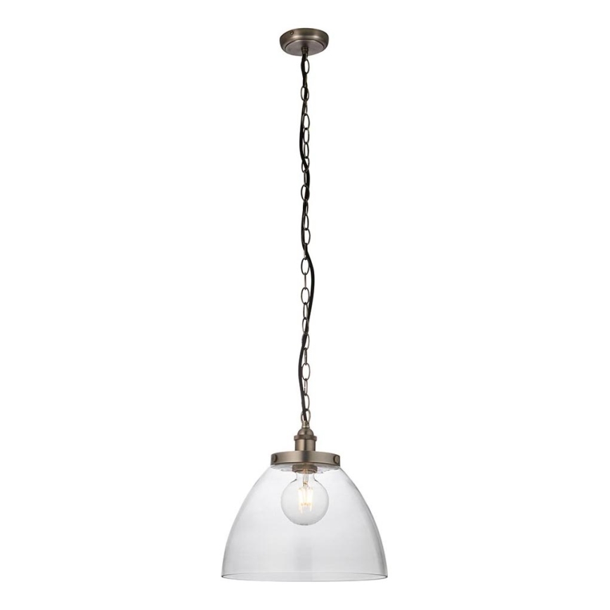Endon 106896 - Luster na lancu HANSEN 1xE27/10W/230V matni krom