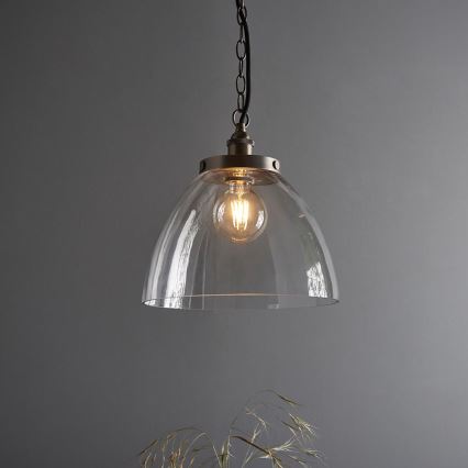 Endon 106896 - Luster na lancu HANSEN 1xE27/10W/230V matni krom