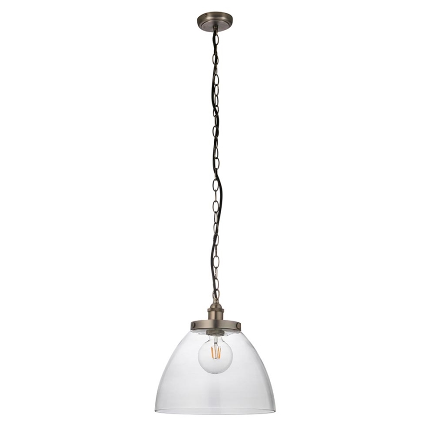 Endon 106896 - Luster na lancu HANSEN 1xE27/10W/230V matni krom
