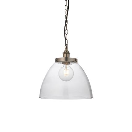 Endon 106896 - Luster na lancu HANSEN 1xE27/10W/230V matni krom