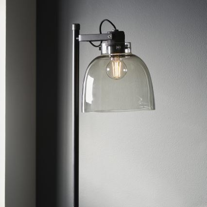 Endon 107013 - Podna lampa URBAN 1xE27/10W/230V crna/dimna