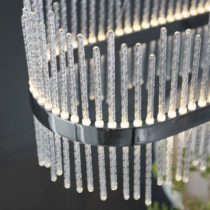 Endon 107109 - LED luster na sajli LED/47W/230V 3000K sjajni krom