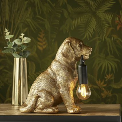Endon 107364 - Stolna lampa PUPPY 1xE14/7W/230V zlatna