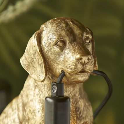 Endon 107364 - Stolna lampa PUPPY 1xE14/7W/230V zlatna