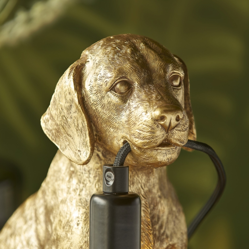 Endon 107364 - Stolna lampa PUPPY 1xE14/7W/230V zlatna