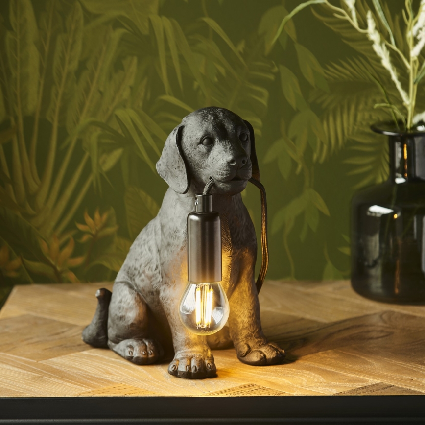 Endon 107365 - Stolna lampa PUPPY 1xE14/7W/230V crna
