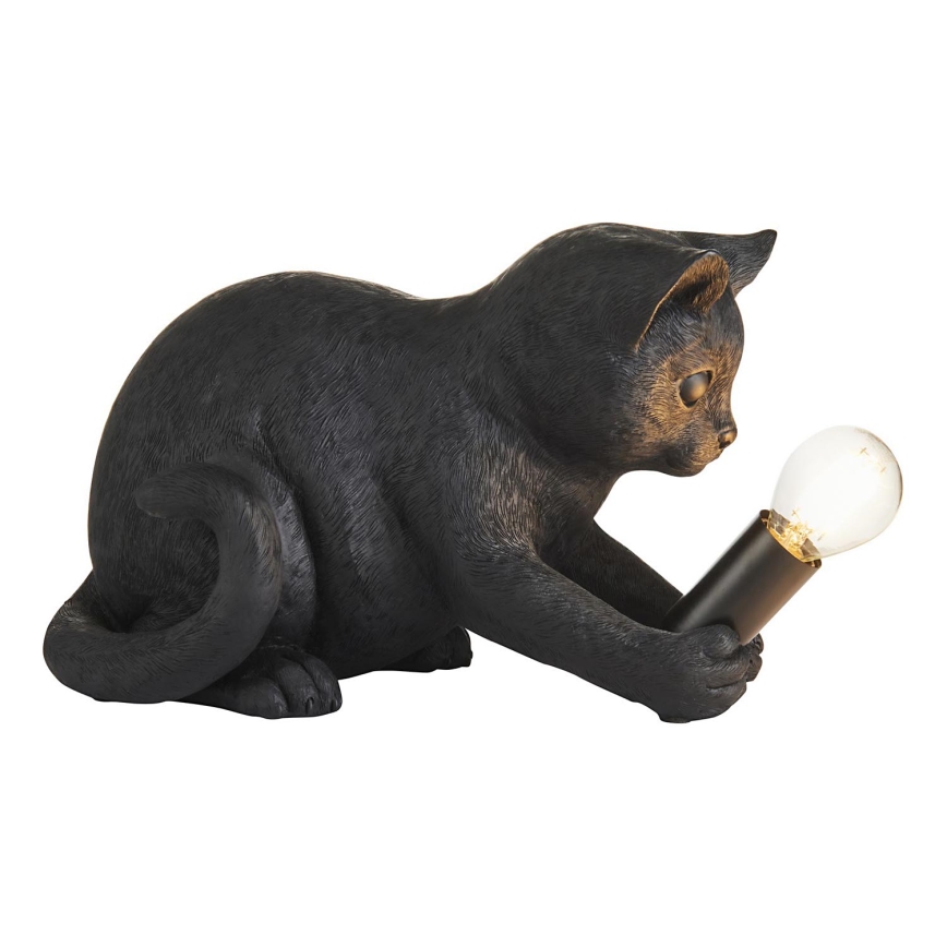 Endon 107390 - Stolna lampa KITTEN 1xE14/7W/230V crna