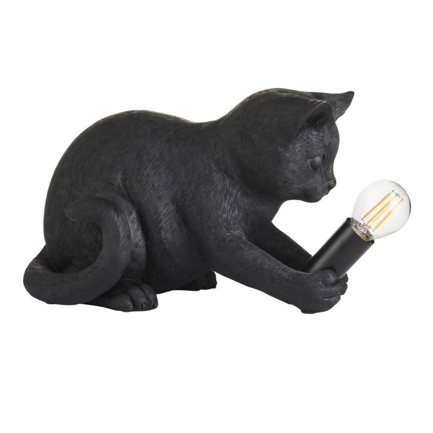 Endon 107390 - Stolna lampa KITTEN 1xE14/7W/230V crna