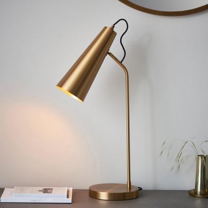 Endon 107527 - Stolna lampa KARNA 1xE27/10W/230V mesing