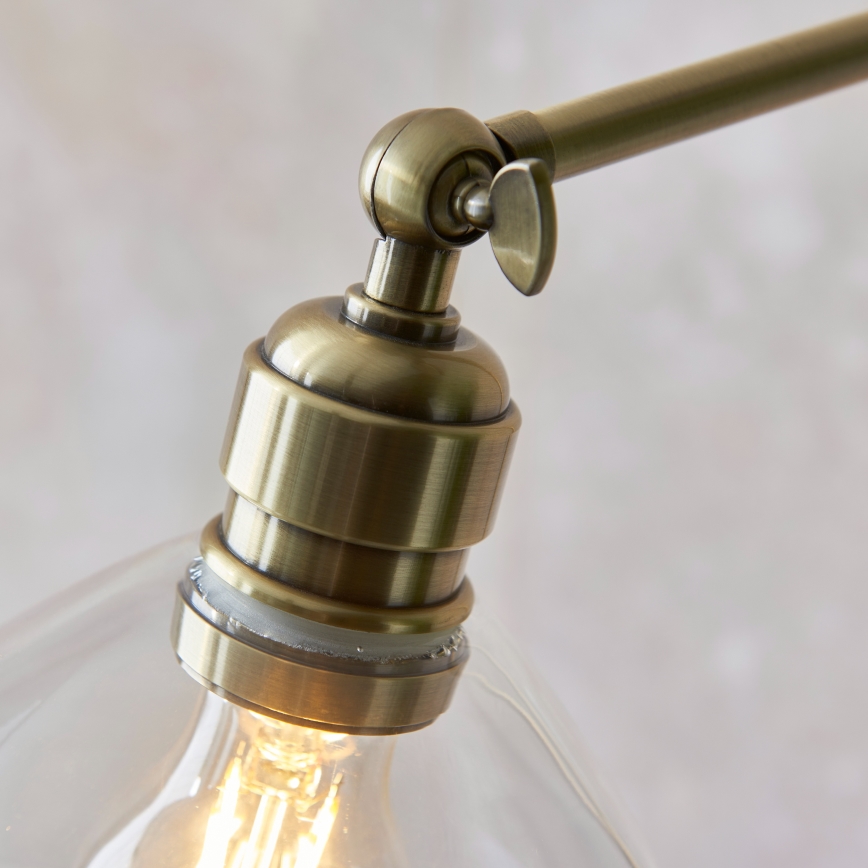 Endon 107609 - Stojeća lampa 1xE27/10W/230V mesing