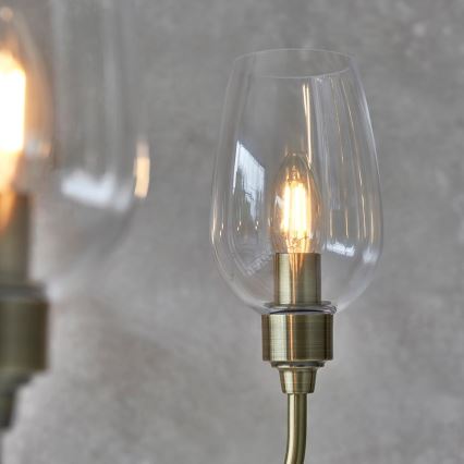 Endon 107791 - Luster na lancu 6xE14/6W/230V mesing