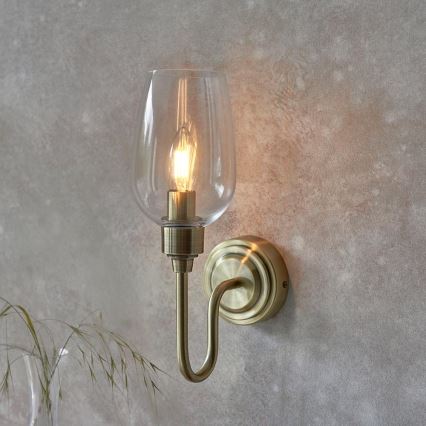 Endon 107792 - Zidna svjetiljka STOURTON 1xE14/6W/230V mesing