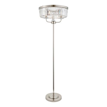 Endon 108103 - Podna lampa CHESTERFIELD 3xE14/6W/230V sjajni krom