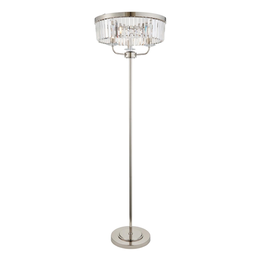 Endon 108103 - Podna lampa CHESTERFIELD 3xE14/6W/230V sjajni krom