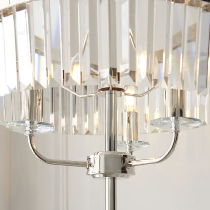 Endon 108103 - Podna lampa CHESTERFIELD 3xE14/6W/230V sjajni krom