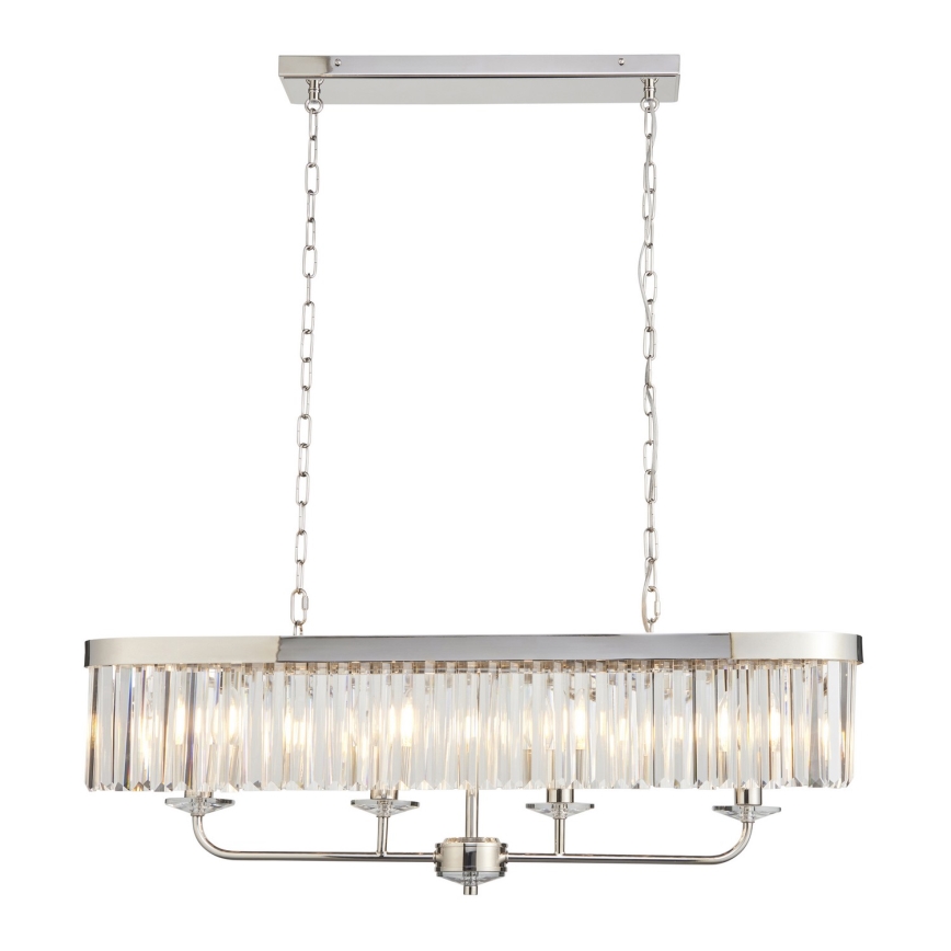 Endon 109058 - Luster na lancu 4xE14/6W/230V sjajni krom