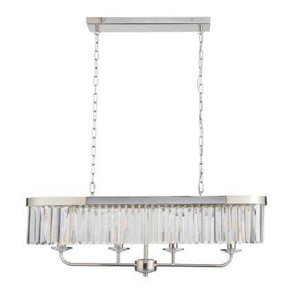 Endon 109058 - Luster na lancu 4xE14/6W/230V sjajni krom