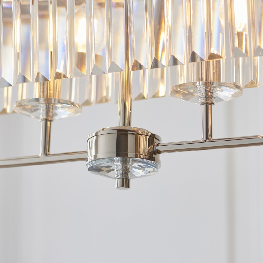 Endon 109058 - Luster na lancu 4xE14/6W/230V sjajni krom