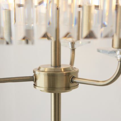 Endon 110644 - Podna lampa CHESTERFIELD 3xE14/6W/230V mesing
