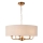 Endon 110727 - Luster na lancu HIGHCLERE 8xE14/6W/230V bež/mesing, promjer 70 cm