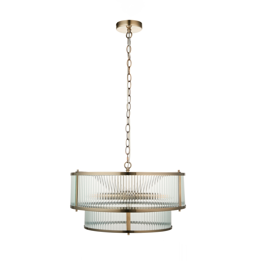 Endon 110944 - Luster na lancu RIDGETON 5xE14/6W/230V mesing