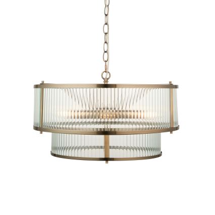 Endon 110944 - Luster na lancu RIDGETON 5xE14/6W/230V mesing