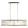Endon 110945 - Luster na lancu RIDGETON 4xE14/6W/230V mesing/prozirna