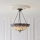 Endon 111872 - Luster na lancu Tiffany HUTCHINSON 3xE27/60W/230V Ø 50 cm