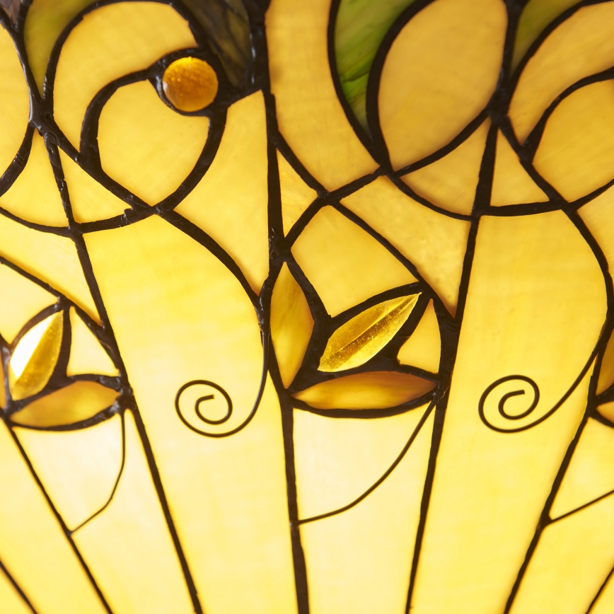 Endon 111881 - Luster na lancu Tiffany JAMELIA 3xE27/10W/230V promjer 50 cm