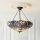 Endon 111887 - Luster na lancu Tiffany SULLIVAN 3xE27/10W/230V pr. 57 cm