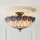 Endon 111906 - Plafonski luster Tiffany HUTCHINSON, 3x E27, 10 W, 230 V, Ø 50 cm