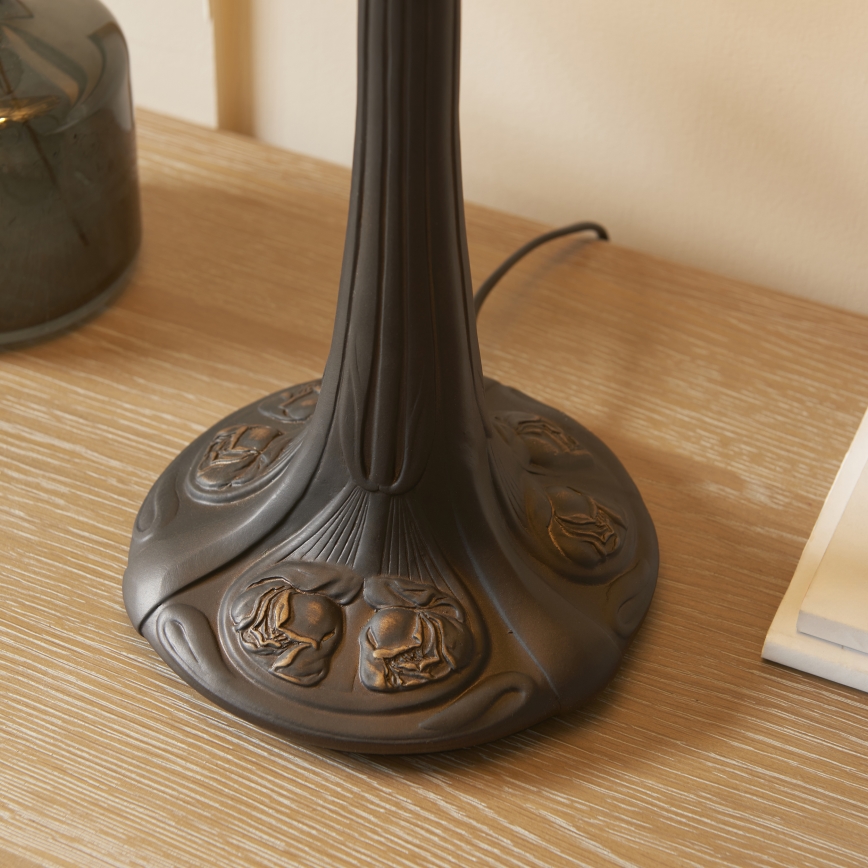 Endon 112185 - Stolna svjetiljka Tiffany HECTOR 1xE27/10W/230V, promjer 40 cm