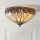 Endon 112188 - Stropna svjetiljka Tiffany HUTCHINSON 2xE27/60W/230V, promjer 40 cm