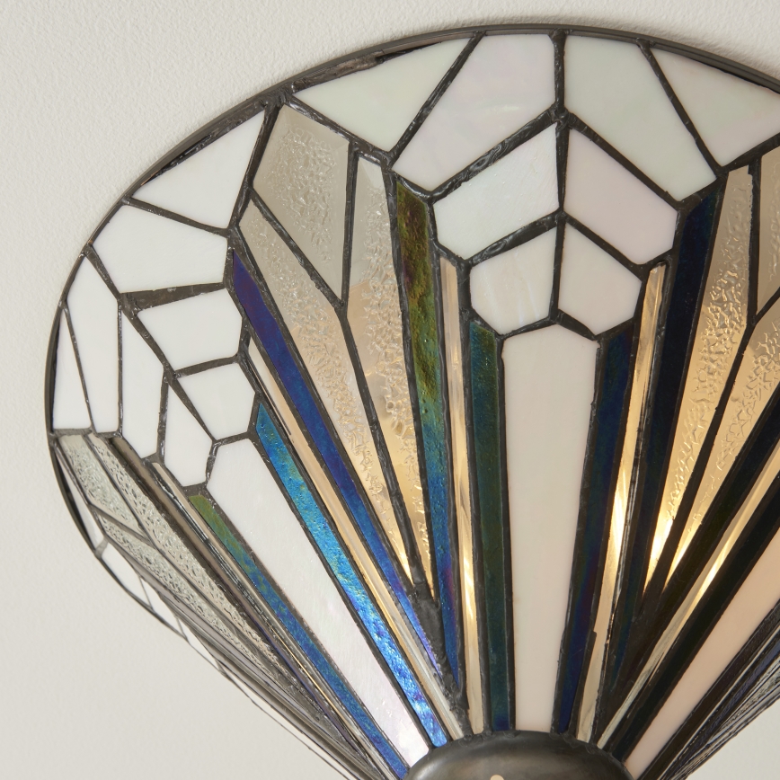 Endon 112191 - Stropna svjetiljka Tiffany ASTORIA 2xE27/60W/230V promjer 40 cm