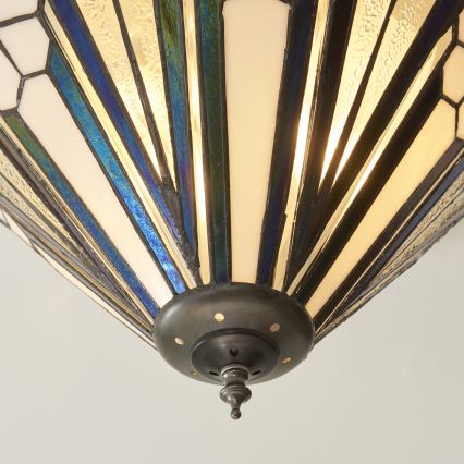 Endon 112191 - Stropna svjetiljka Tiffany ASTORIA 2xE27/60W/230V promjer 40 cm