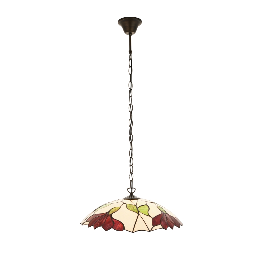 Endon 112246 - Luster na lancu Tiffany BOTANICA 1xE27/60W/230V Ø 45 cm