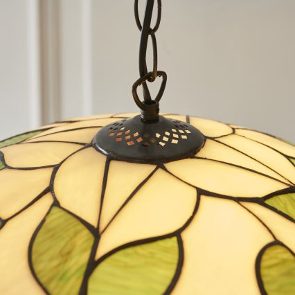Endon 112246 - Luster na lancu Tiffany BOTANICA 1xE27/60W/230V Ø 45 cm
